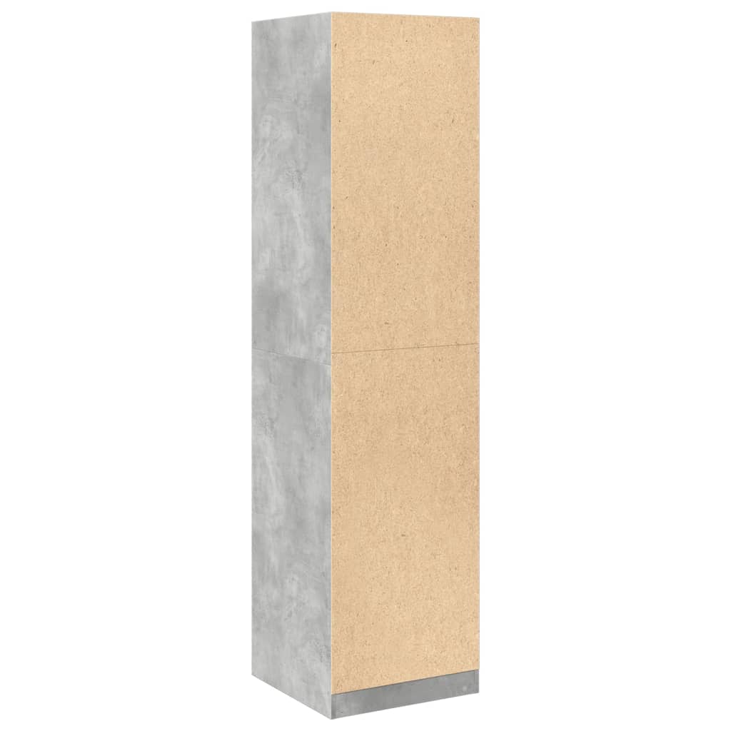 Garde-robe Gris béton 50 x 50 x 200 cm Aggloméré - XIOS