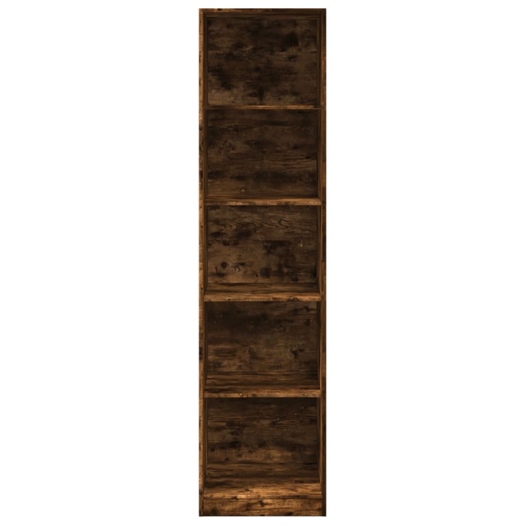 Garde-robe chêne fumé 50x50x200 cm bois d'ingénierie - XIOS