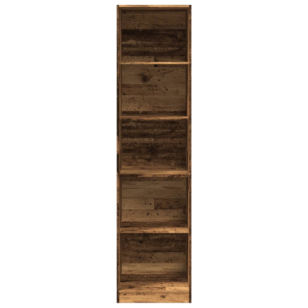Garde-robe vieux bois 50x50x200 cm bois d'ingénierie - XIOS