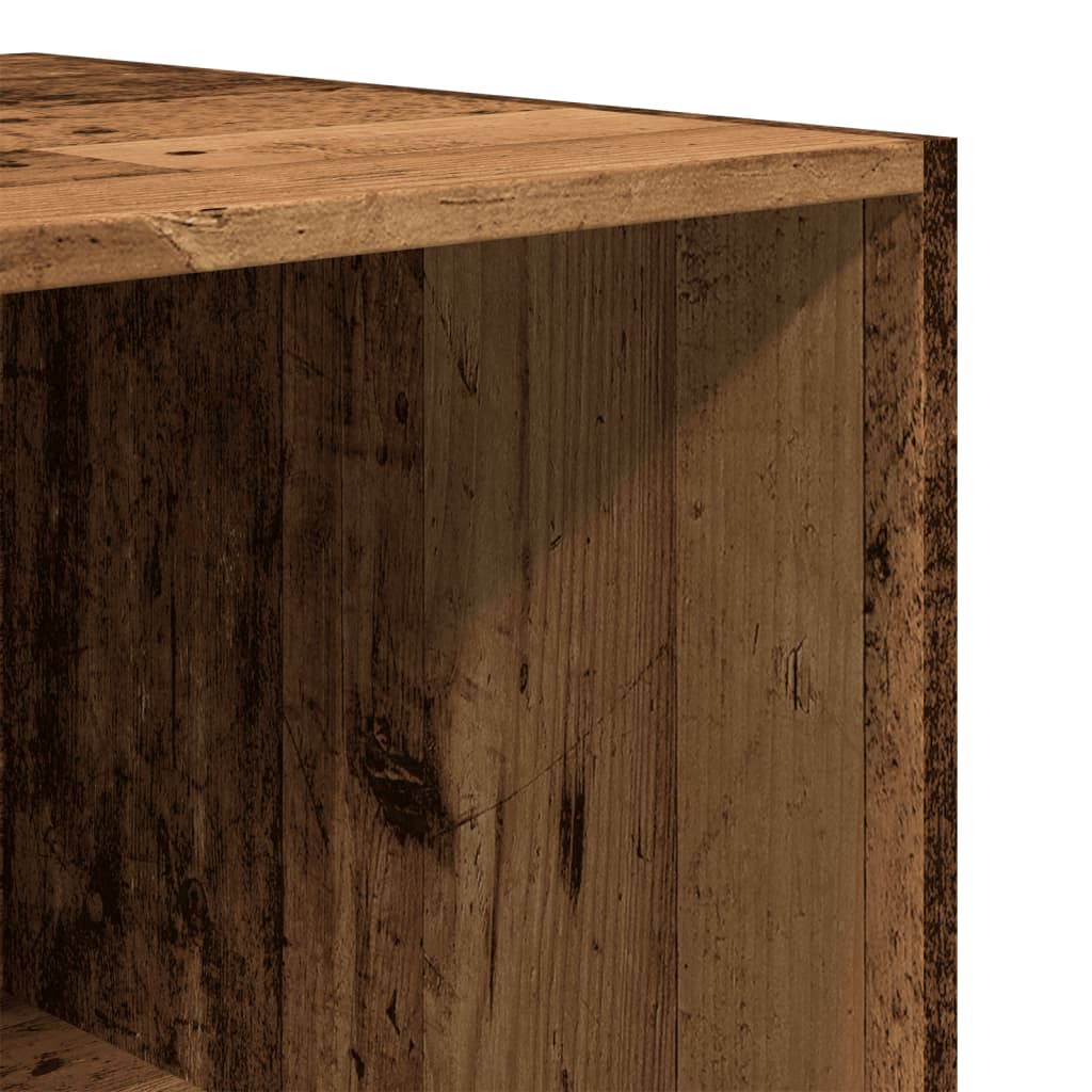 Garde-robe vieux bois 50x50x200 cm bois d'ingénierie - XIOS