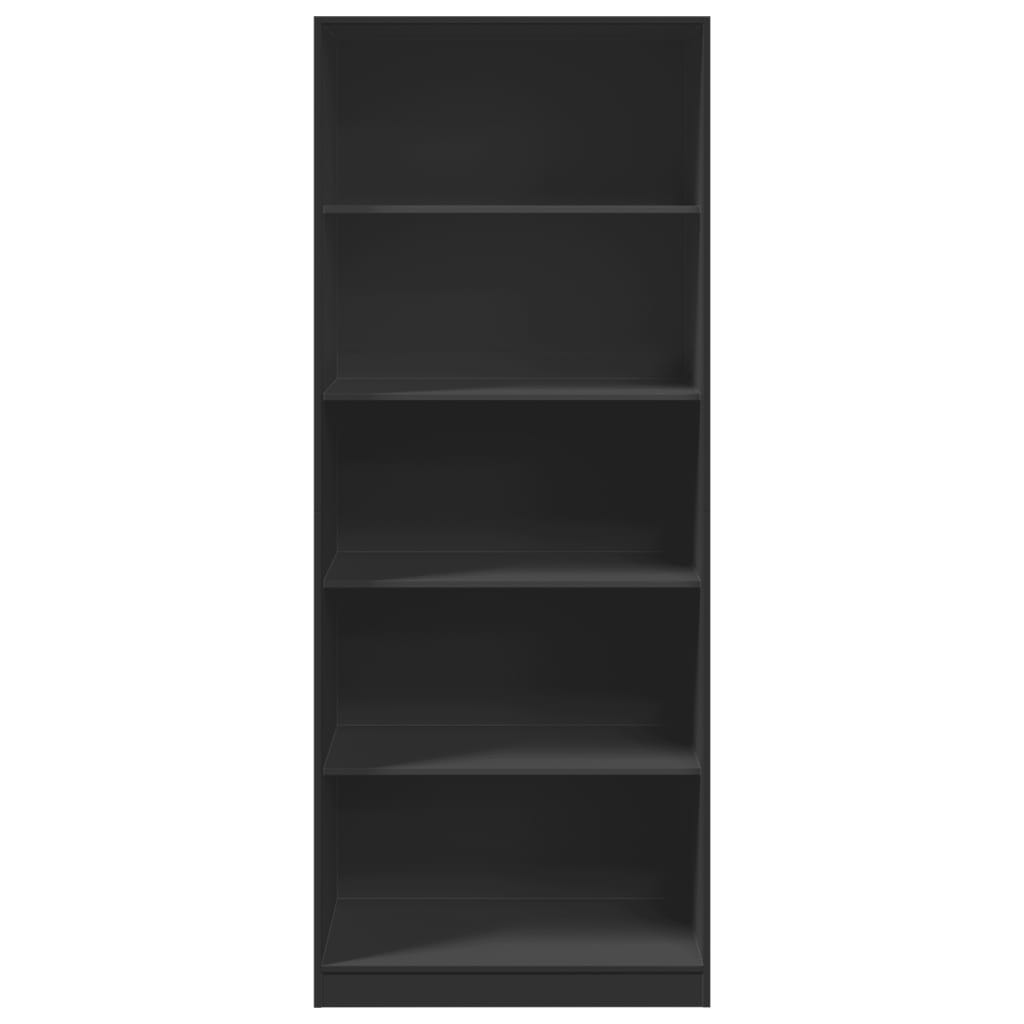 Garde-robe noir 80x50x200 cm bois d'ingénierie - XIOS