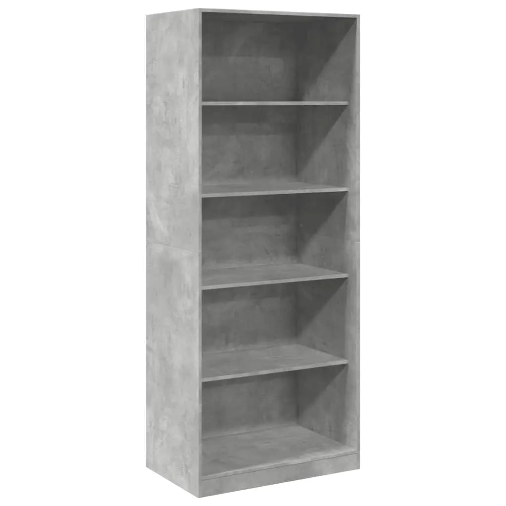 Garde-robe gris béton 80x50x200 cm bois d’ingénierie - XIOS