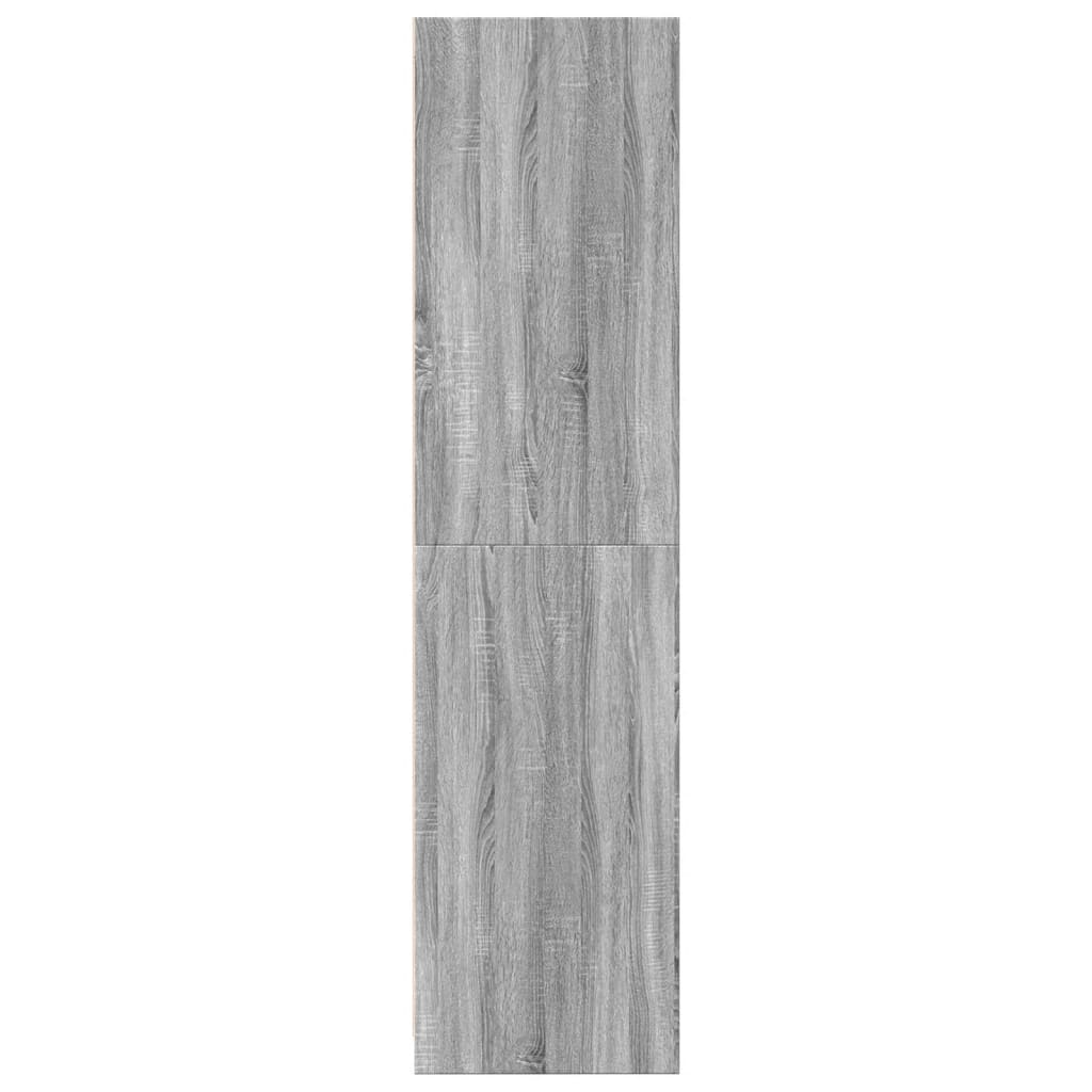 Garde-robe sonoma gris 100x50x200 cm bois d'ingénierie - XIOS