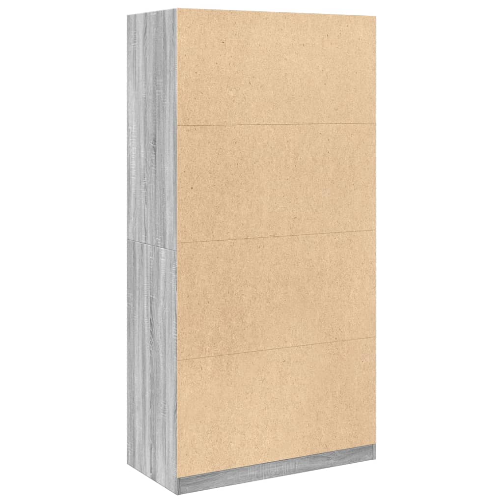Garde-robe sonoma gris 100x50x200 cm bois d'ingénierie - XIOS