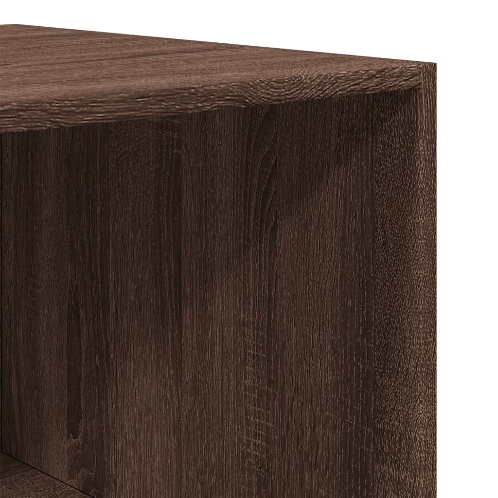 Garde-robe chêne marron 100x50x200 cm bois d'ingénierie - XIOS