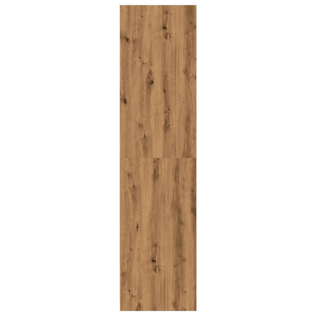 Garde-robe chêne artisanal 30x50x200 cm bois d'ingénierie - XIOS