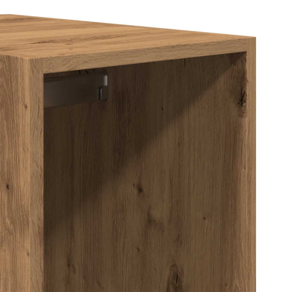 Garde-robe chêne artisanal 30x50x200 cm bois d'ingénierie - XIOS