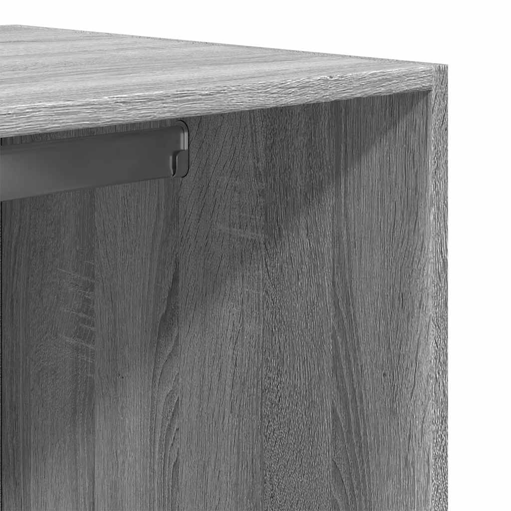 Garde-robe sonoma gris 80x50x200 cm bois d'ingénierie - XIOS