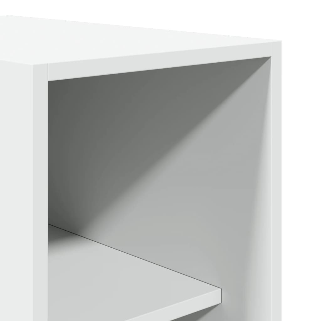 Garde-robe Blanc 30x50x200 cm Bois d'ingénierie - XIOS