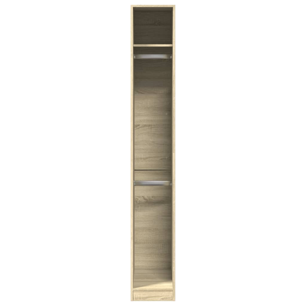 Garde-robe chêne sonoma 30x50x200 cm bois d'ingénierie - XIOS