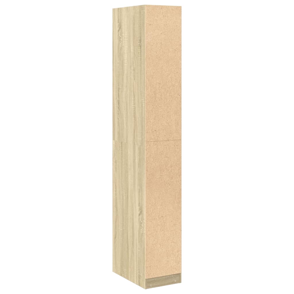 Garde-robe chêne sonoma 30x50x200 cm bois d'ingénierie - XIOS
