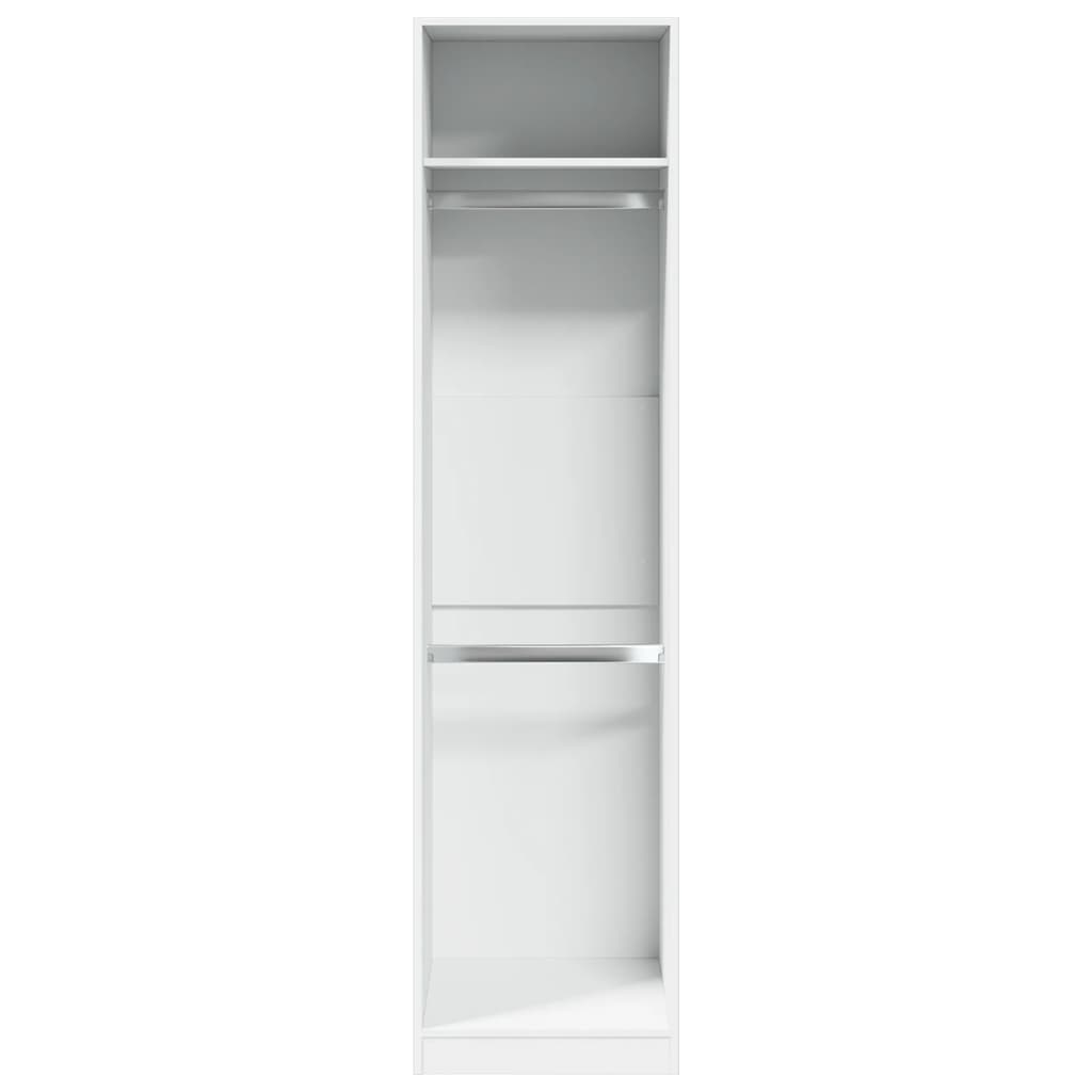 Garde-robe Blanc 50x50x200 cm Bois d'ingénierie - XIOS