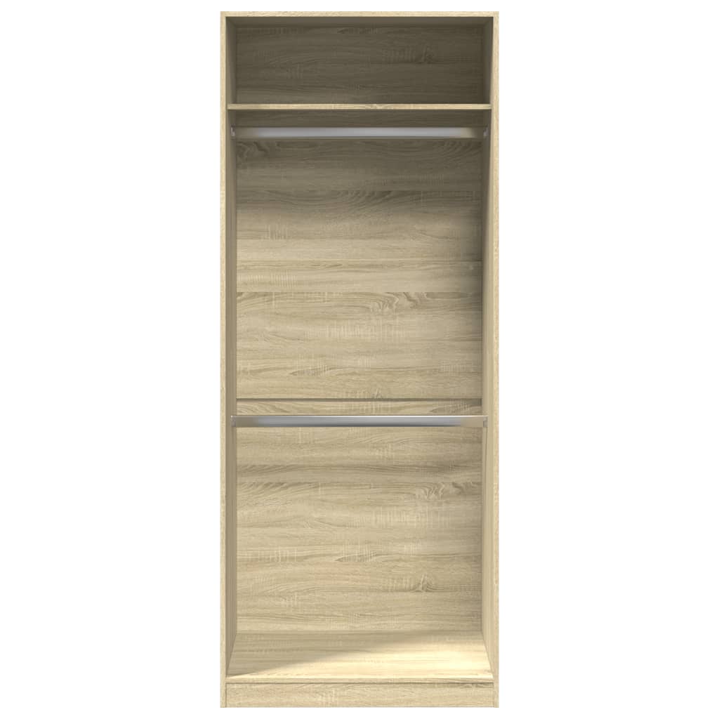 Garde-robe chêne sonoma 80x50x200 cm bois d'ingénierie - XIOS