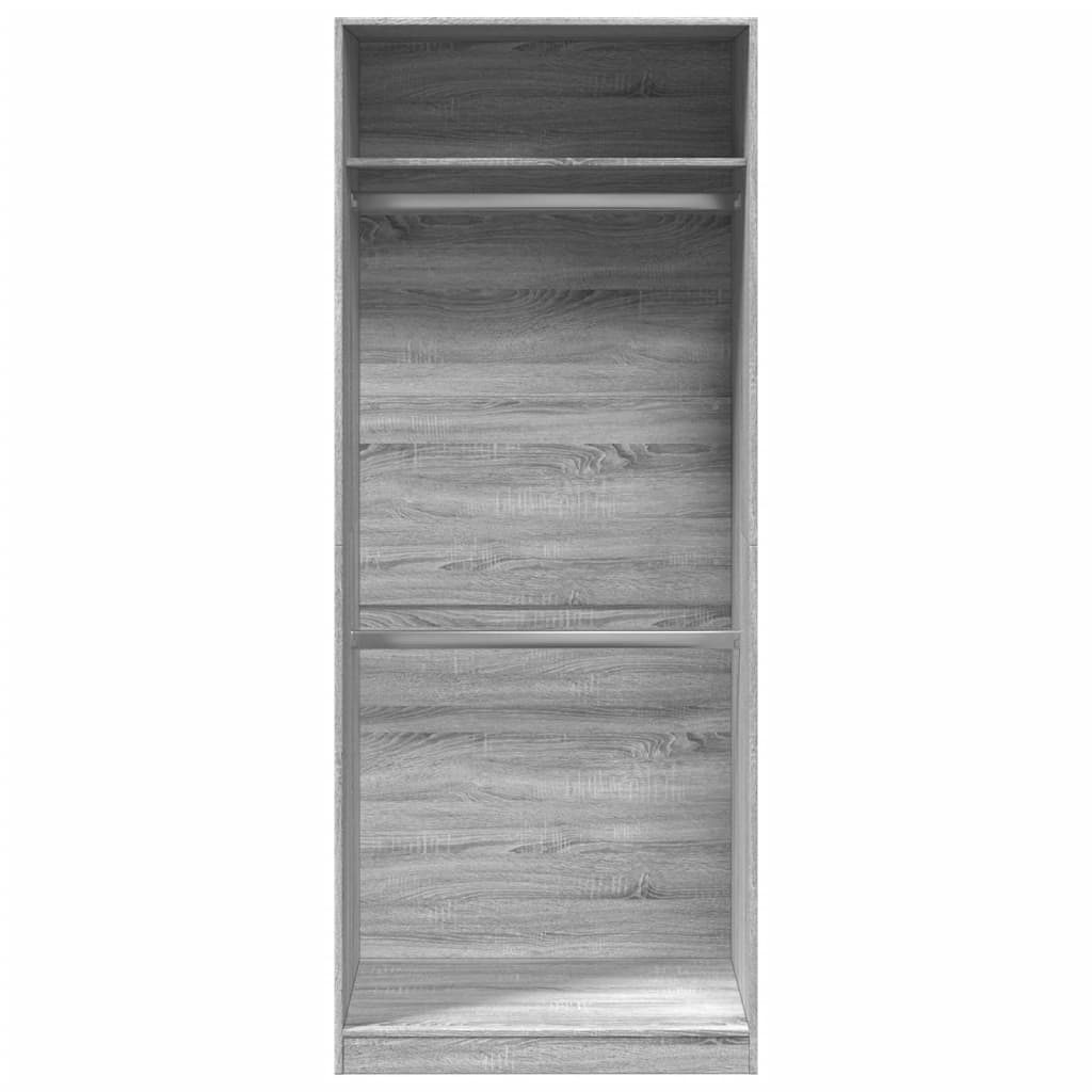 Garde-robe sonoma gris 80x50x200 cm bois d'ingénierie - XIOS