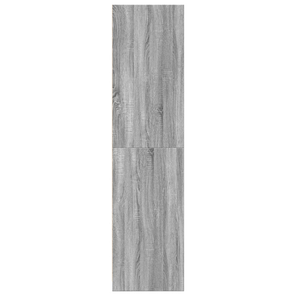 Garde-robe sonoma gris 80x50x200 cm bois d'ingénierie - XIOS