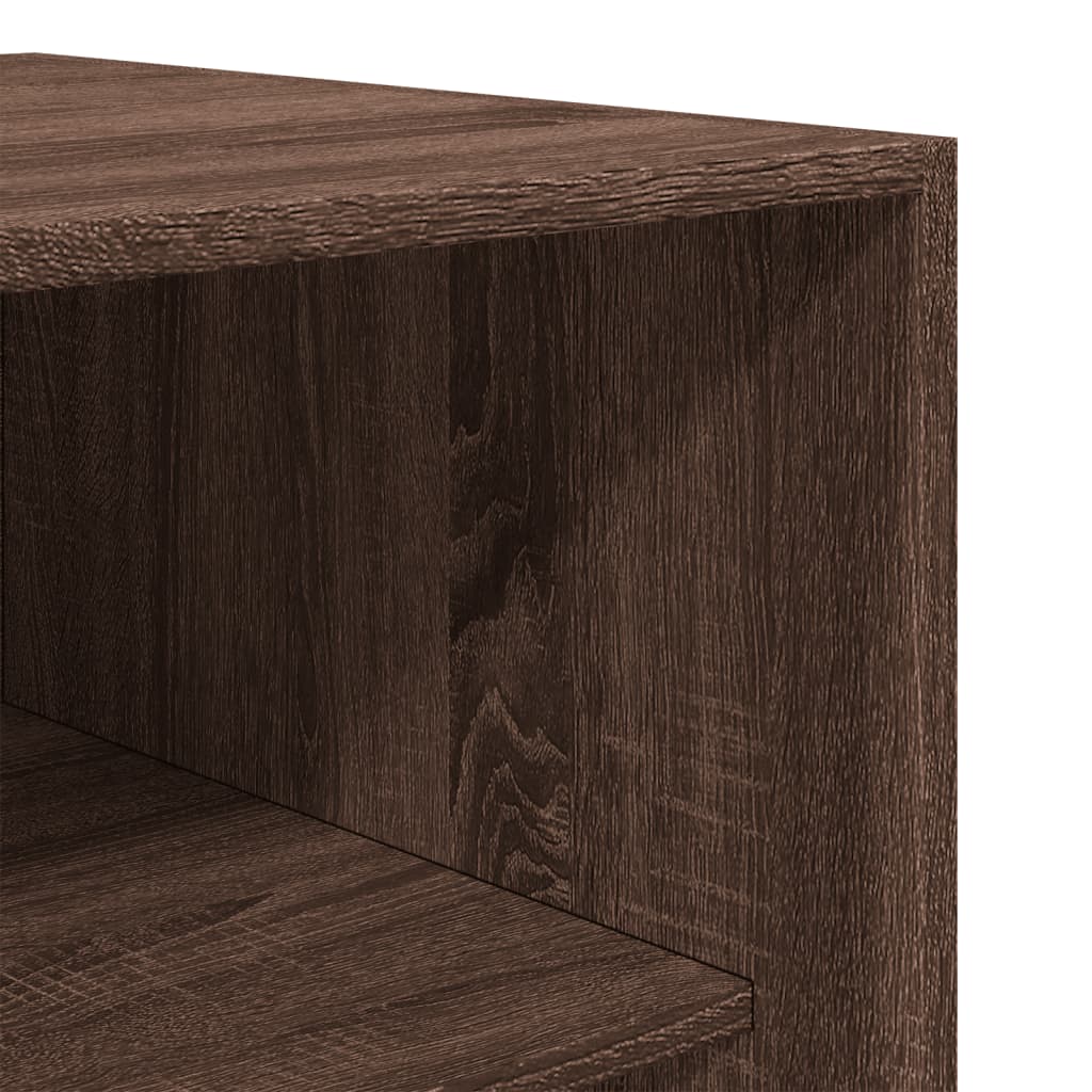 Garde-robe chêne marron 80x50x200 cm bois d'ingénierie - XIOS