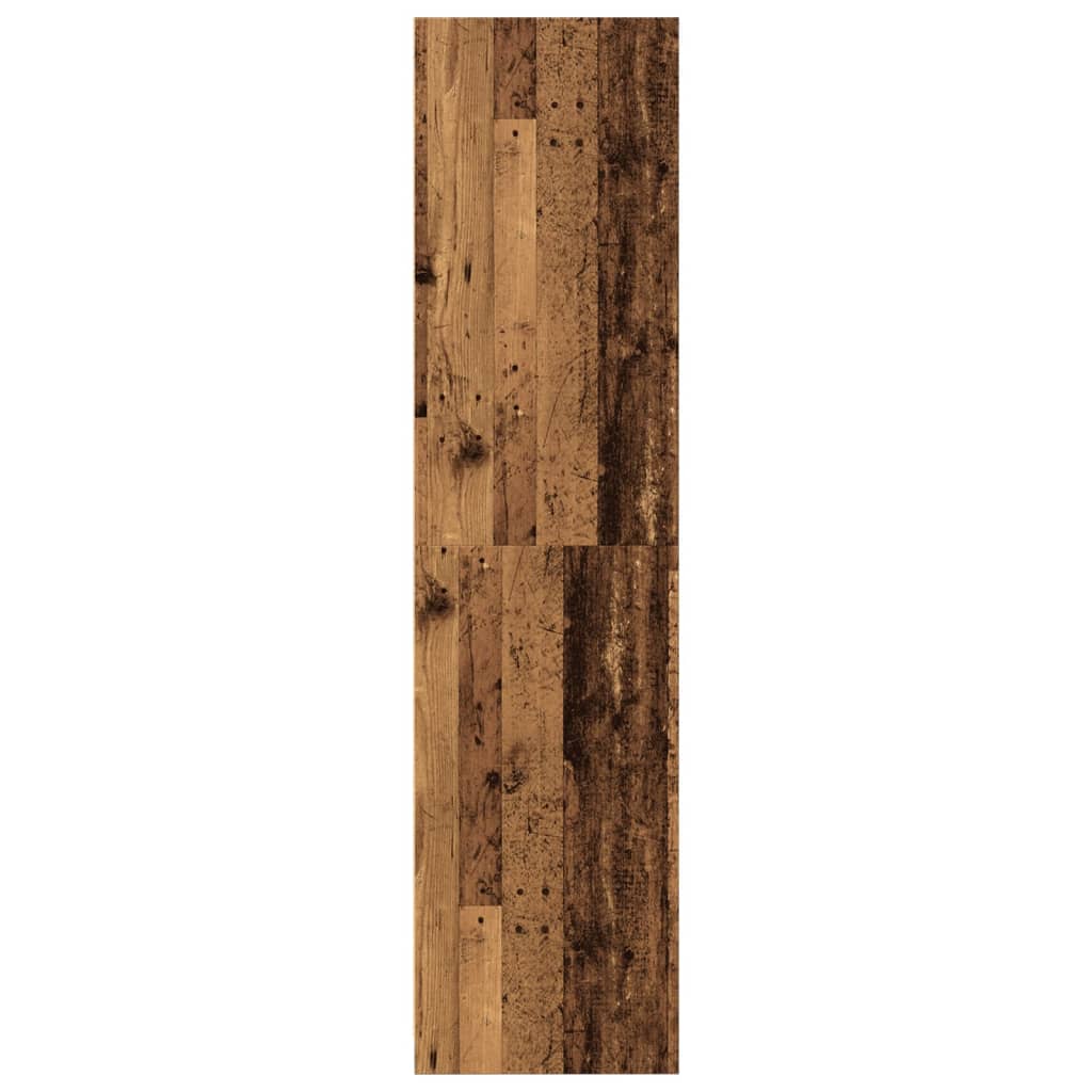 Garde-robe vieux bois 80x50x200 cm bois d'ingénierie - XIOS