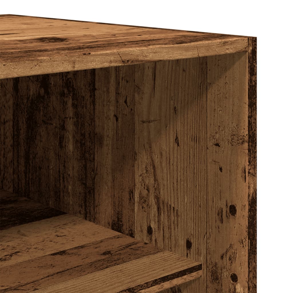 Garde-robe vieux bois 80x50x200 cm bois d'ingénierie - XIOS