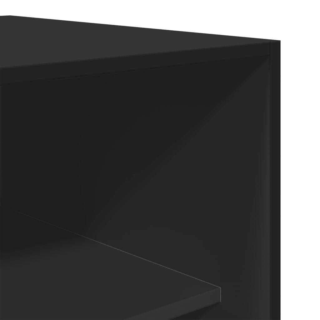 Garde-robe Noir 100x50x200 cm Aggloméré - XIOS