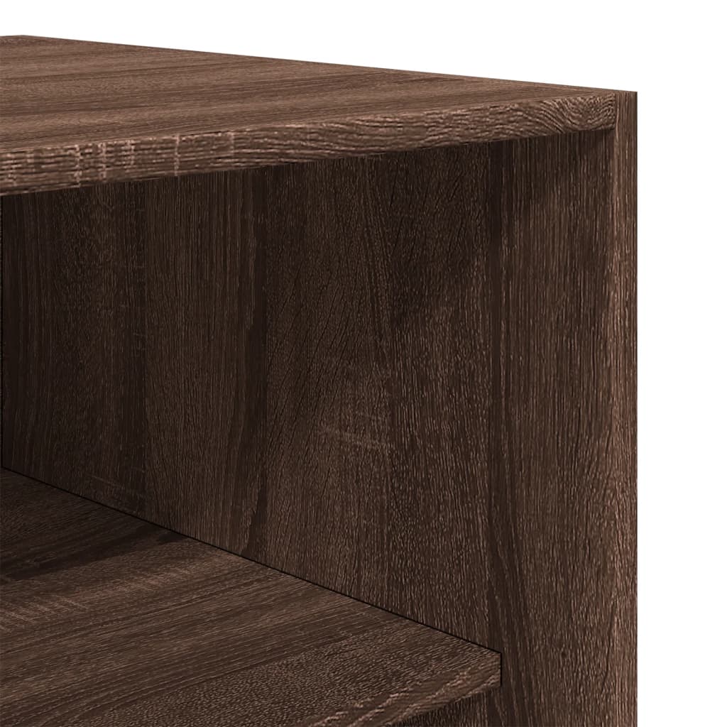 Garde-robe chêne marron 100x50x200 cm bois d'ingénierie - XIOS