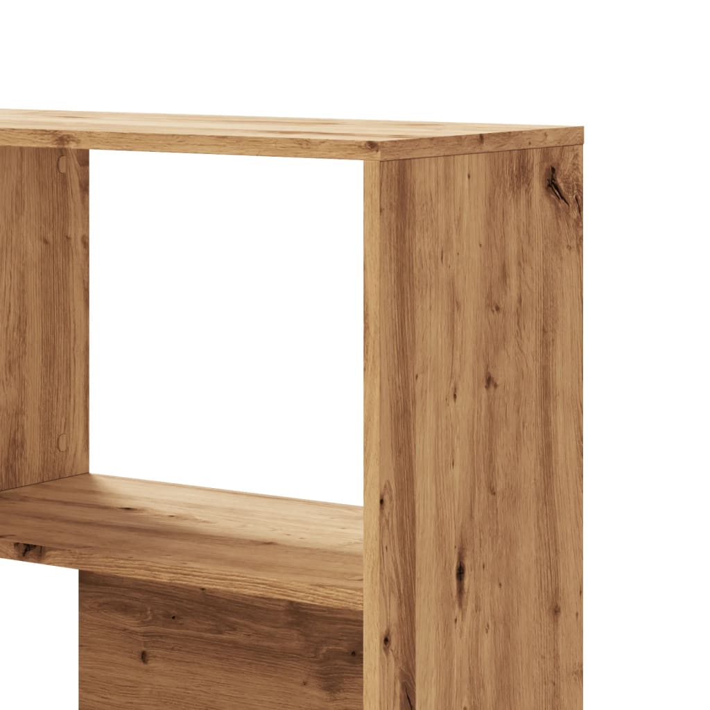 Bibliothèque d'angle 4 niveaux chêne artisanal bois ingénierie - XIOS