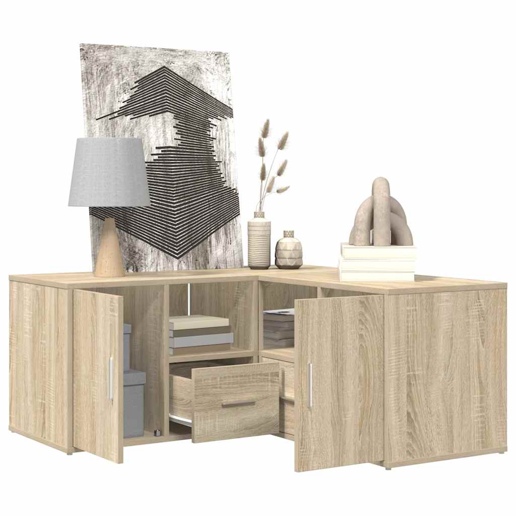 Armoire d'angle chêne sonoma 160x40x45 cm bois d’ingénierie - XIOS