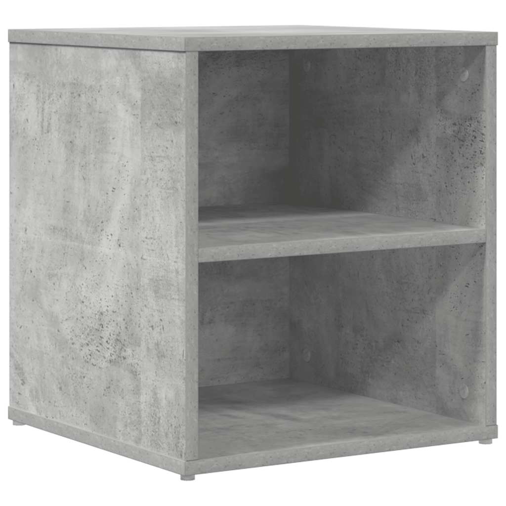 Armoire d'angle gris béton 160x40x45 cm bois d’ingénierie - XIOS