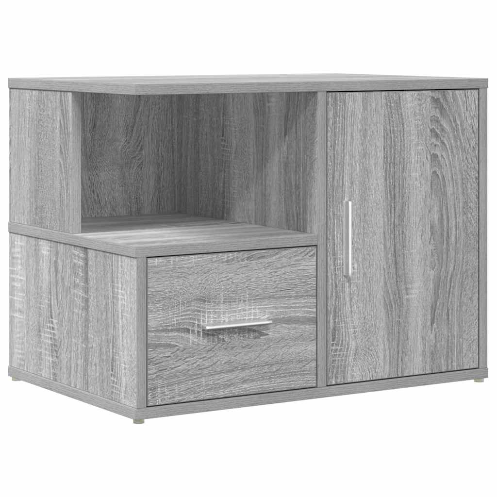 Armoire d'angle sonoma gris 160x40x45 cm bois d'ingénierie