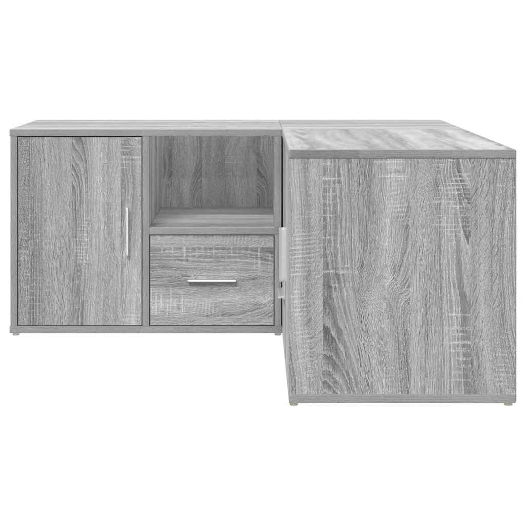 Armoire d'angle sonoma gris 160x40x45 cm bois d'ingénierie