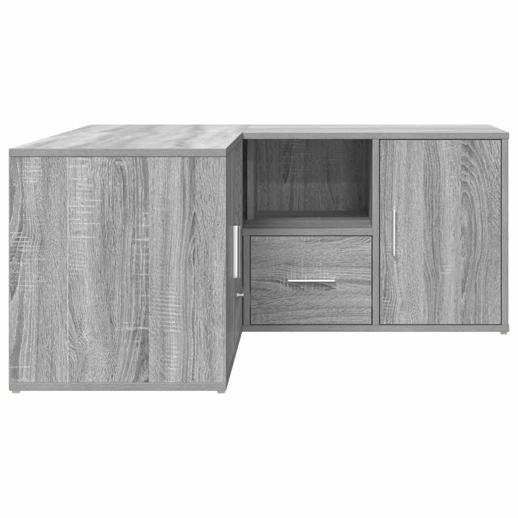 Armoire d'angle sonoma gris 160x40x45 cm bois d'ingénierie