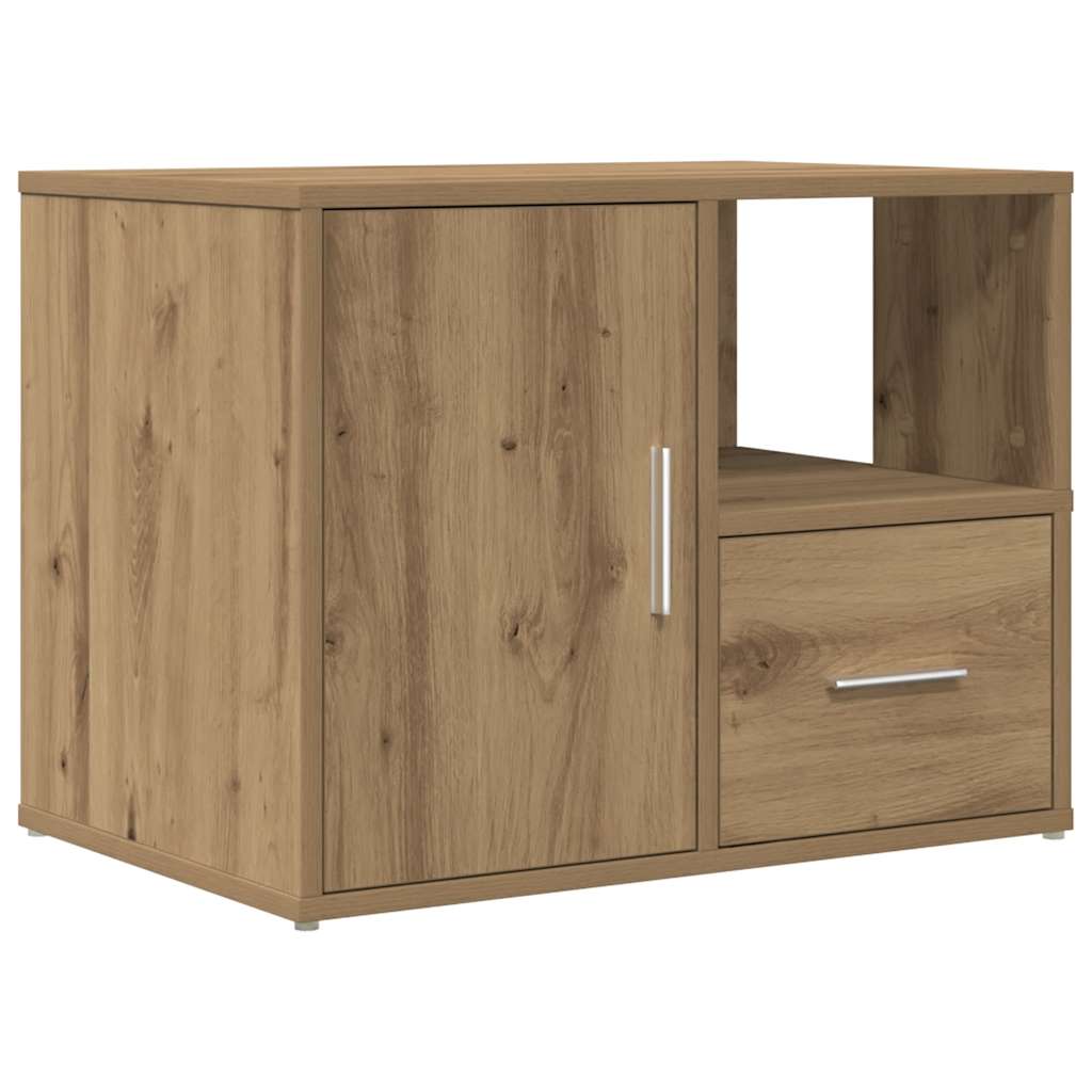 Armoire d'angle chêne artisanal 160x40x45 cm bois d'ingénierie - XIOS