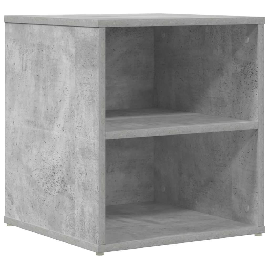 Armoire d'angle gris béton 200x40x45 cm bois d’ingénierie - XIOS