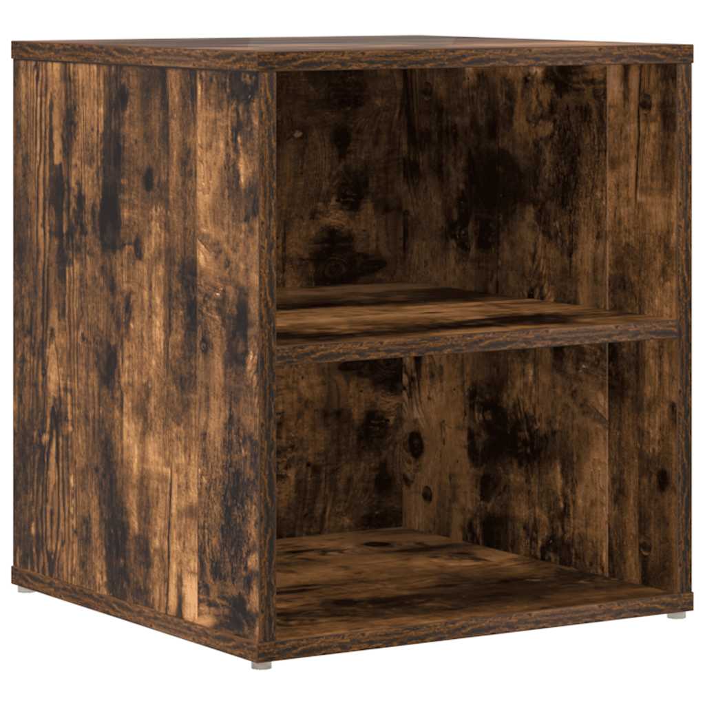 Armoire d'angle chêne fumé 200x40x45 cm bois d'ingénierie - XIOS