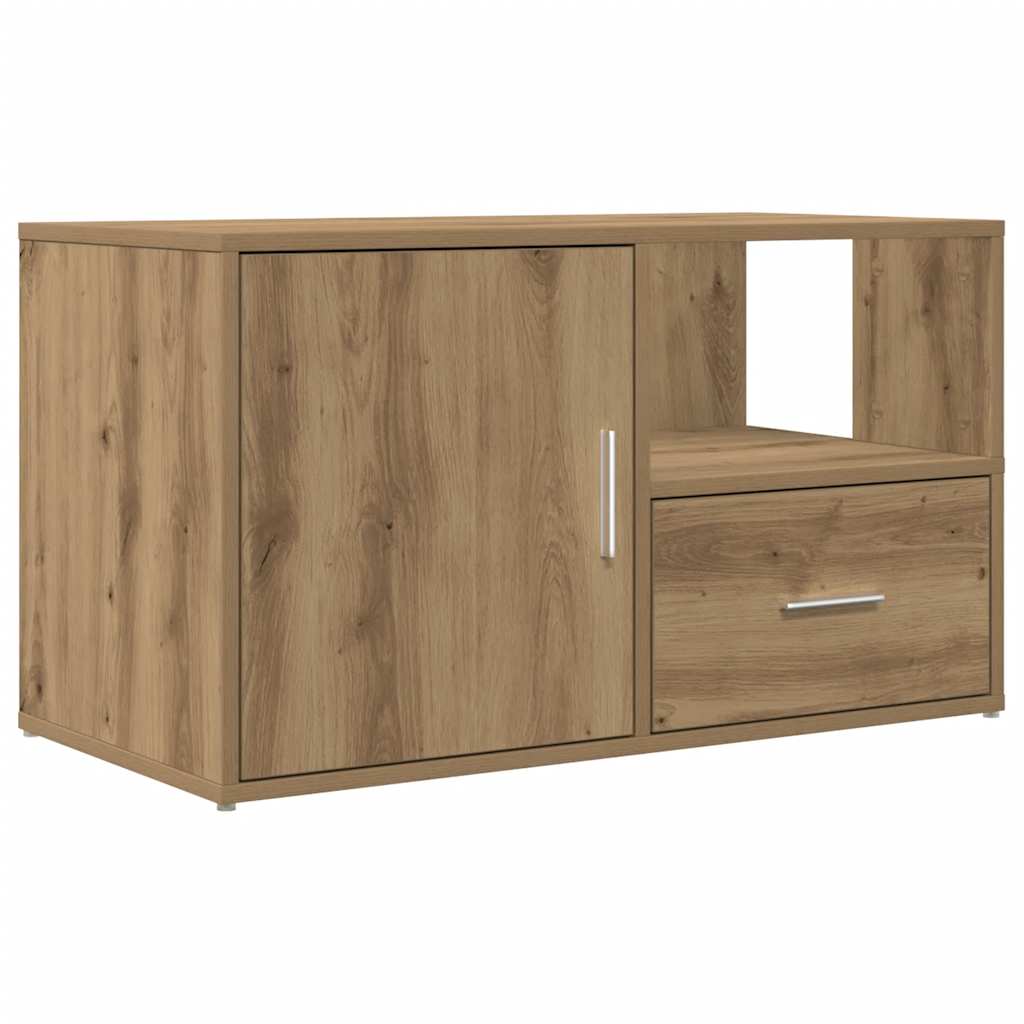 Armoire d'angle chêne artisanal 200x40x45 cm bois d'ingénierie - XIOS