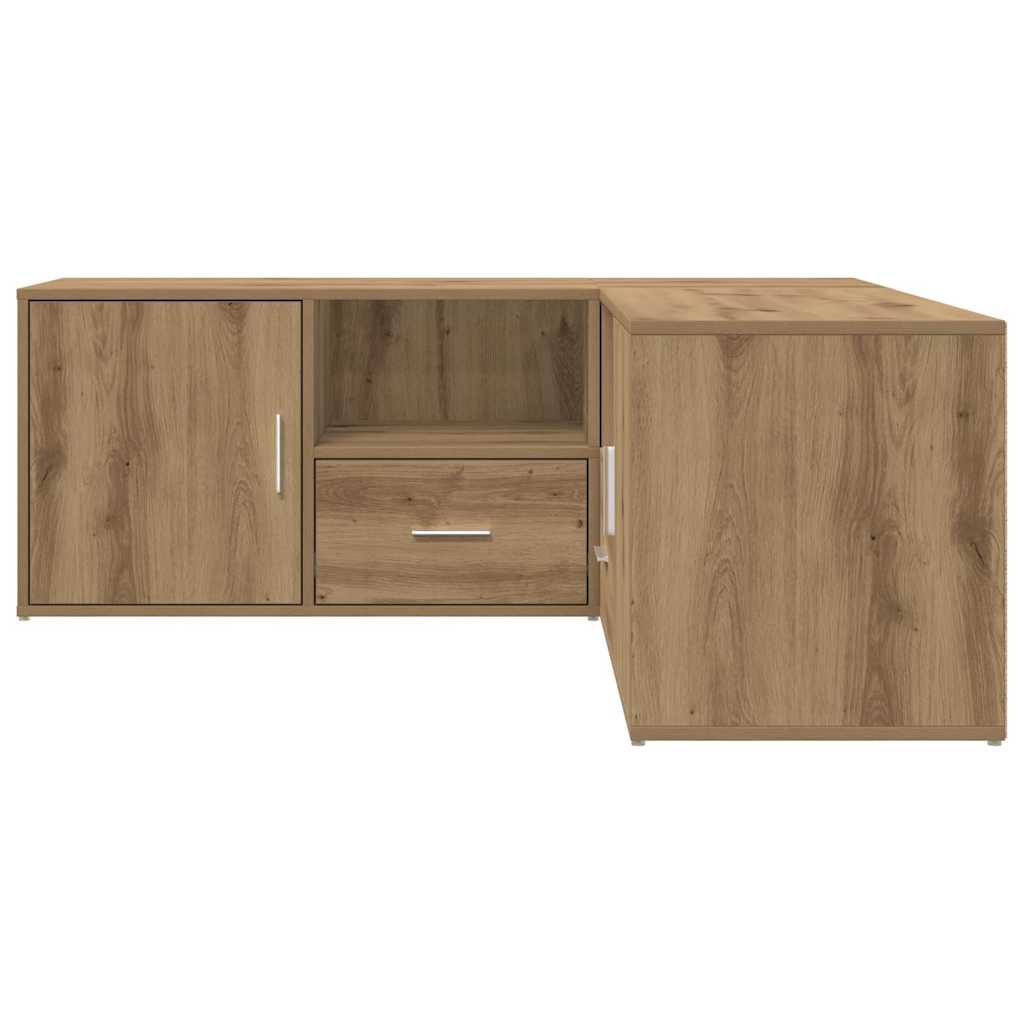 Armoire d'angle chêne artisanal 200x40x45 cm bois d'ingénierie - XIOS