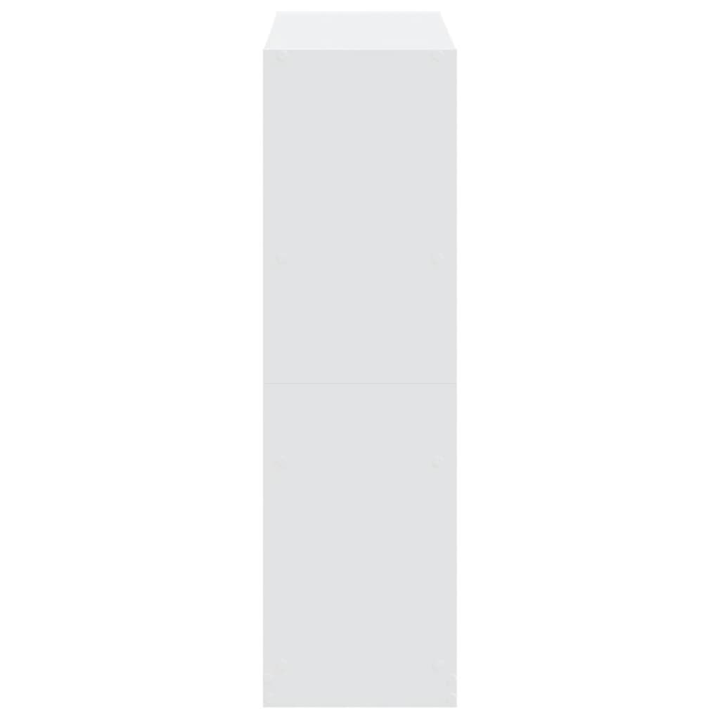 Bibliothèque blanc 102x32x108 cm bois d'ingénierie - XIOS