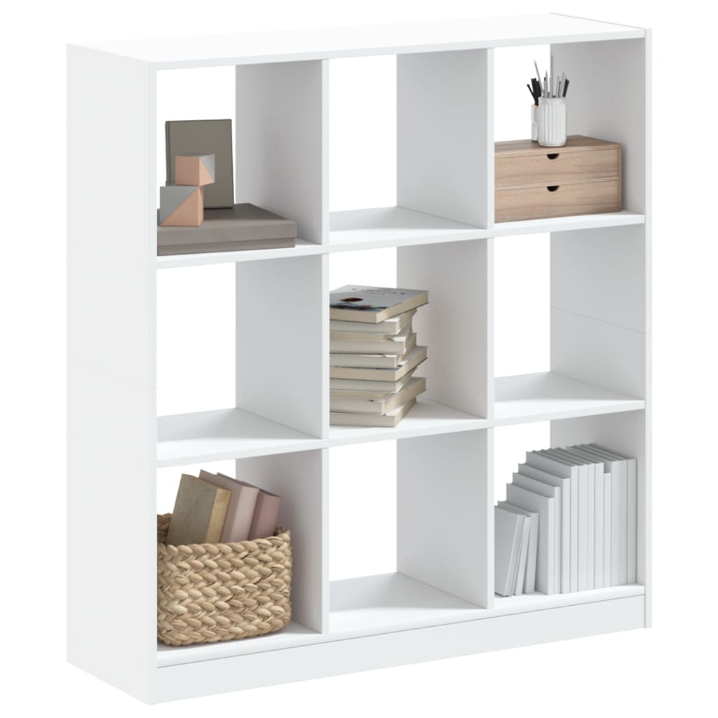 Bibliothèque blanc 102x32x108 cm bois d'ingénierie - XIOS