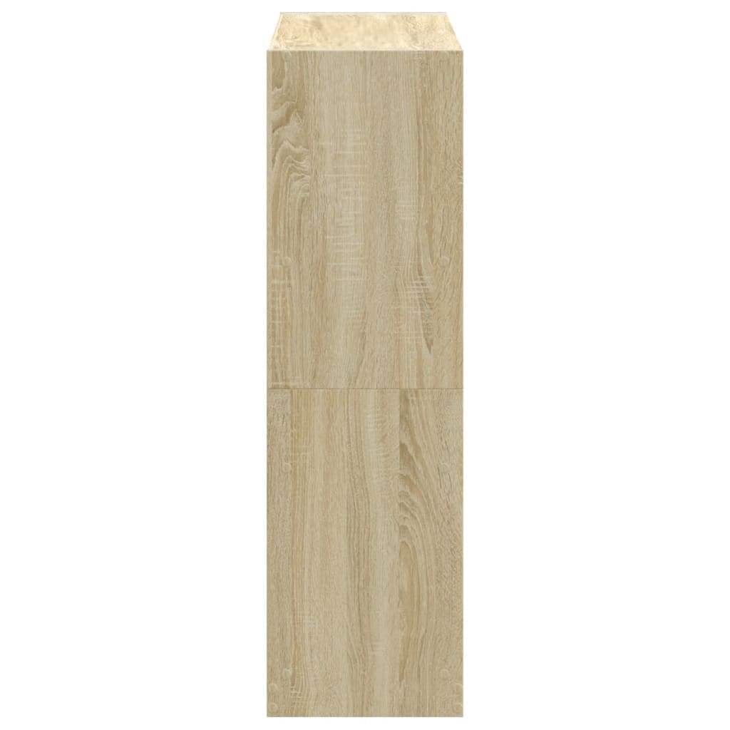 Bibliothèque chêne sonoma 102x32x108 cm bois d'ingénierie - XIOS