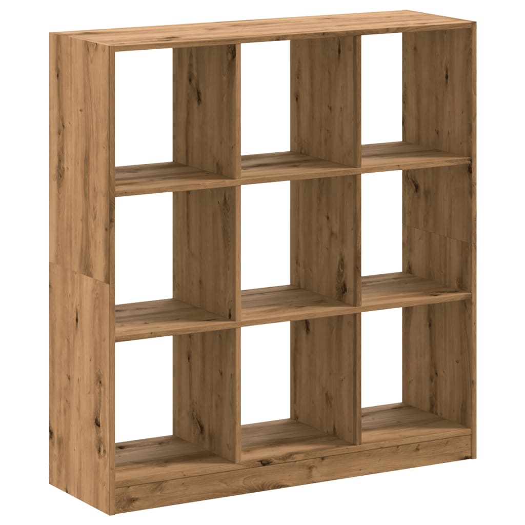 Bibliothèque chêne artisanal 102x32x108 cm bois d'ingénierie - XIOS