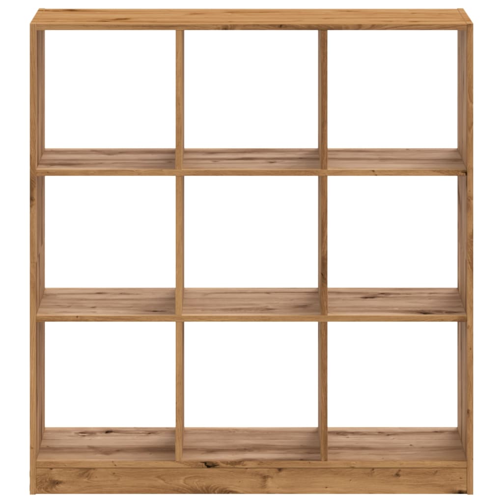 Bibliothèque chêne artisanal 102x32x108 cm bois d'ingénierie - XIOS
