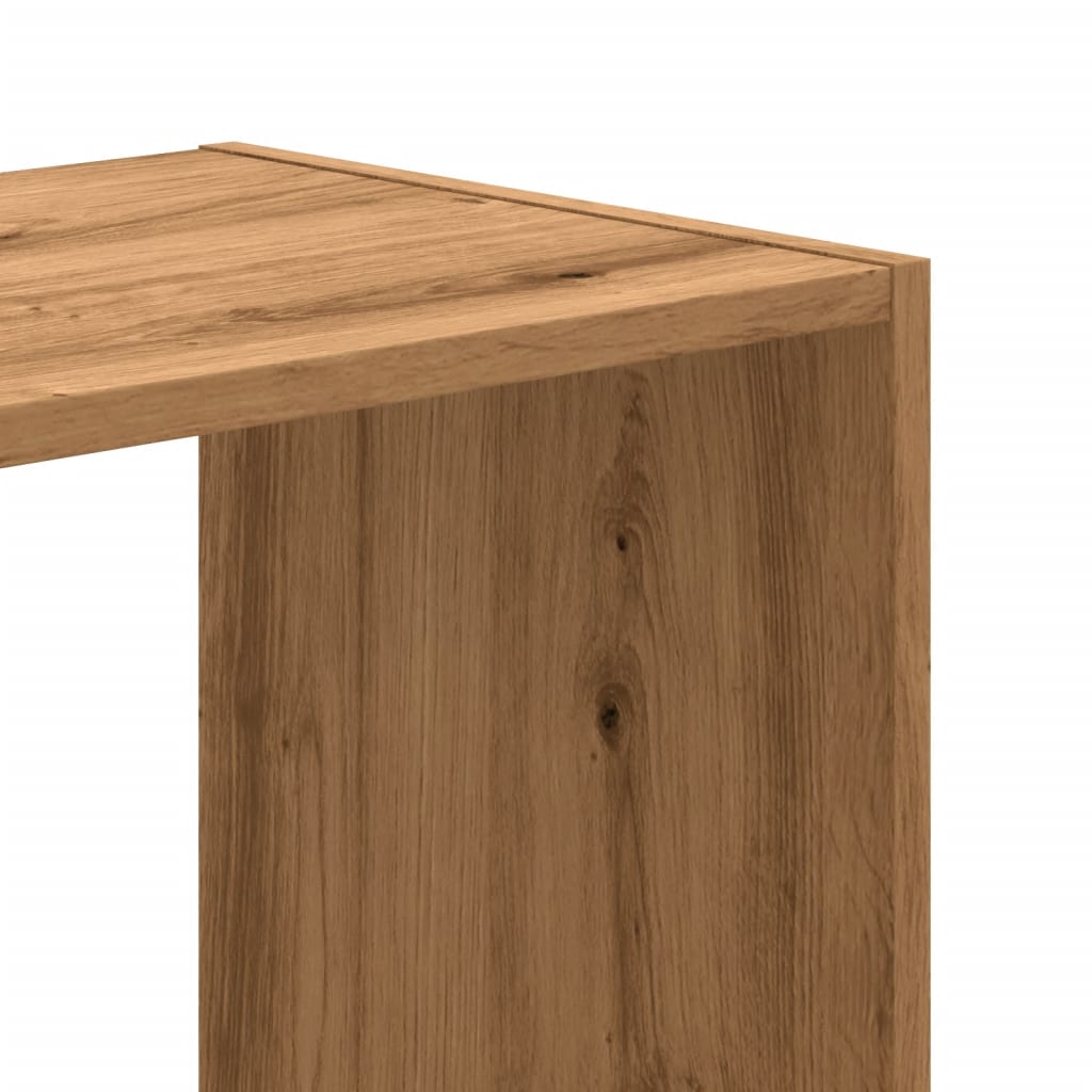 Bibliothèque chêne artisanal 102x32x108 cm bois d'ingénierie - XIOS