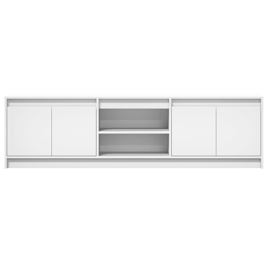 Meuble TV avec LED blanc 180x34x50 cm bois d'ingénierie - XIOS
