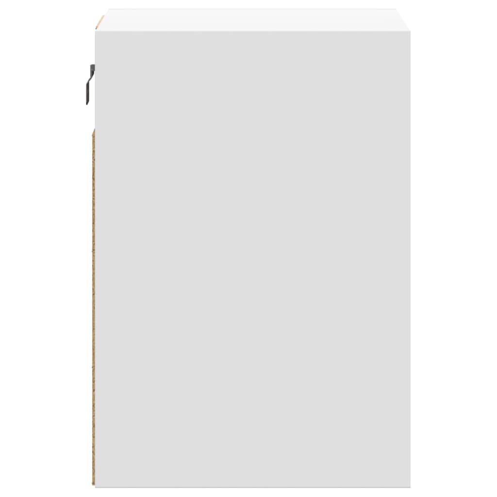 Tables de chevet murales avec lumières LED 2 pcs blanc - XIOS