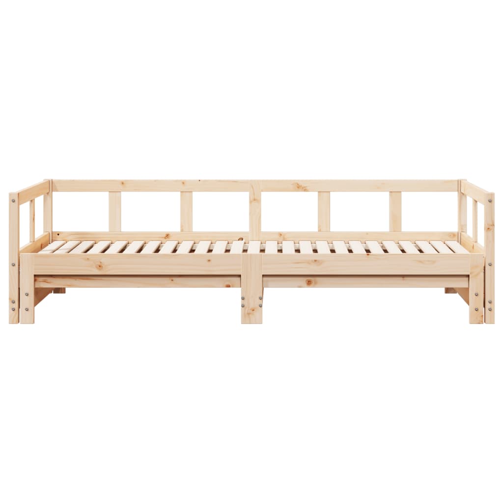 Lit de jour sans matelas 90x190 cm bois de pin massif - XIOS