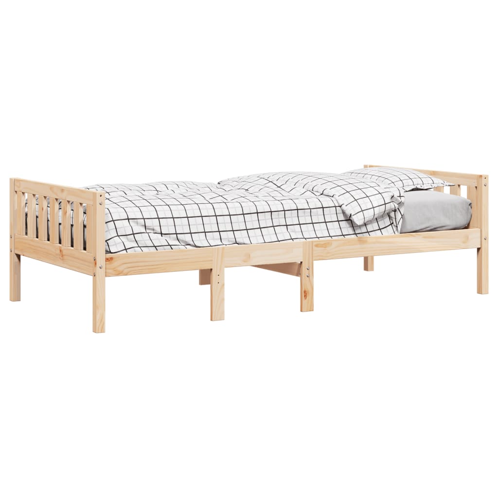 Lit pour enfants sans matelas 80x200 cm bois de pin massif - XIOS