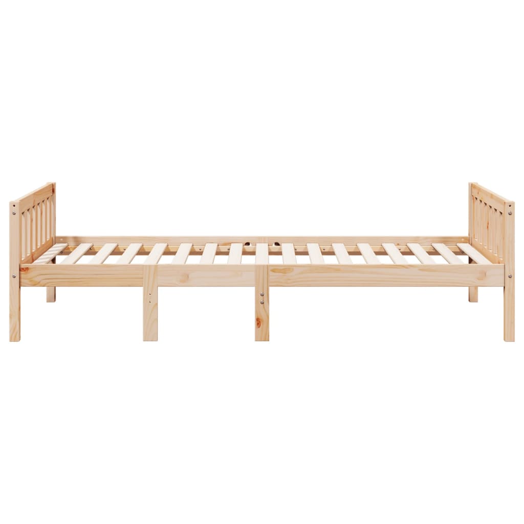 Lit pour enfants sans matelas 80x200 cm bois de pin massif - XIOS