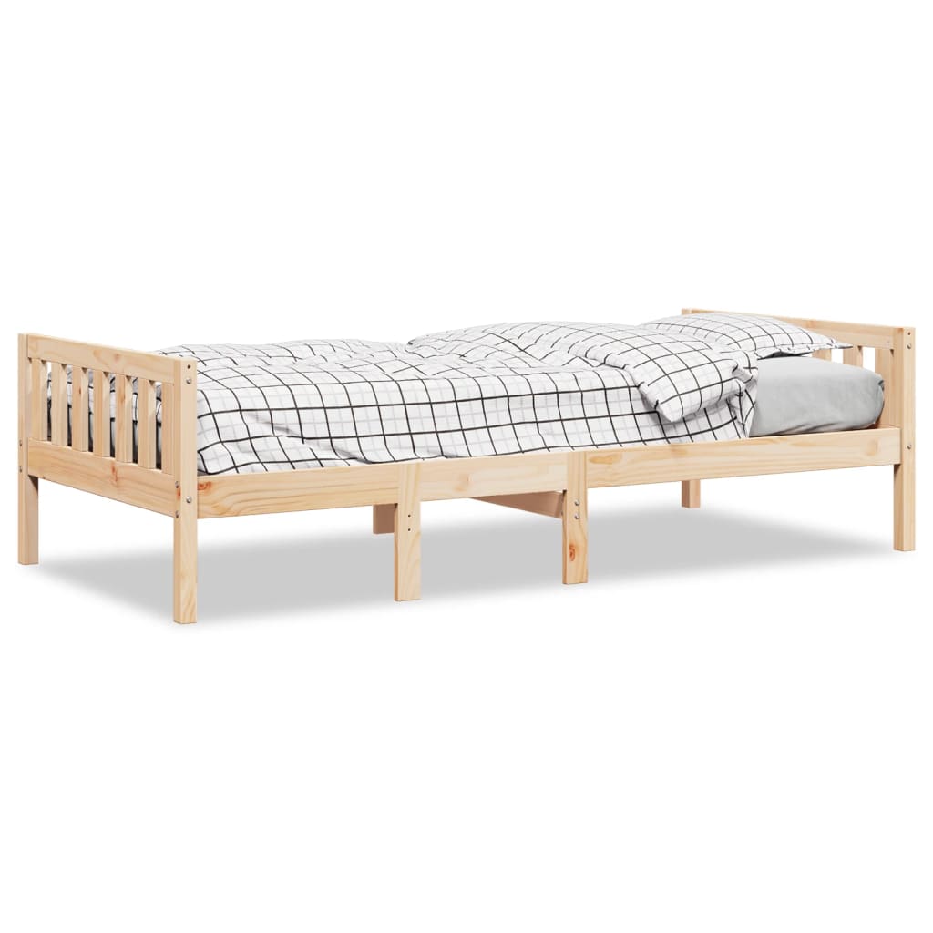 Lit pour enfants sans matelas 90x190 cm bois de pin massif - XIOS
