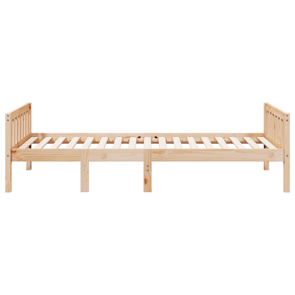 Lit pour enfants sans matelas 90x190 cm bois de pin massif - XIOS
