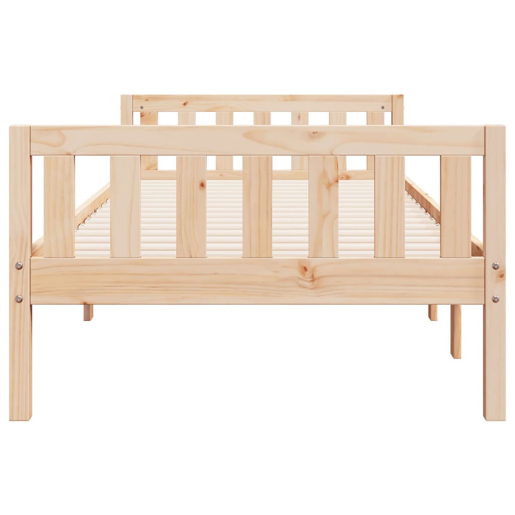 Lit pour enfants sans matelas 75x190 cm bois de pin massif - XIOS