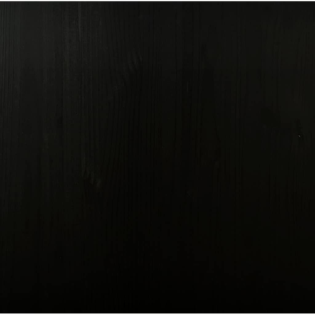 Armoire roulante avec tiroirs MOSS noir bois de pin solide